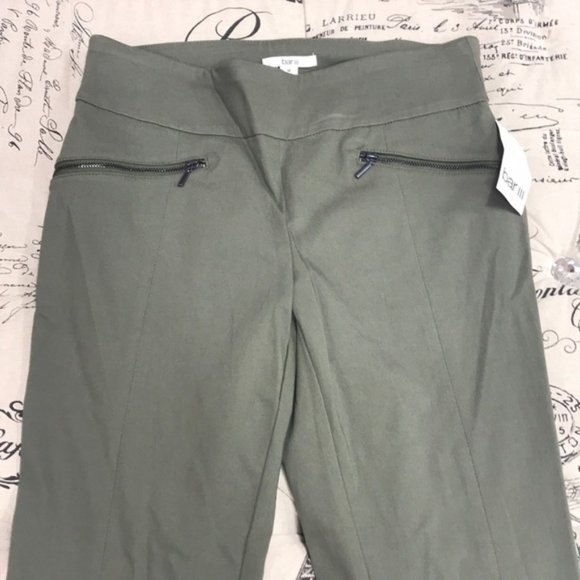 Bar III Womens Zip-Pocket Casual Trouser Pants - Picture 3 of 6
